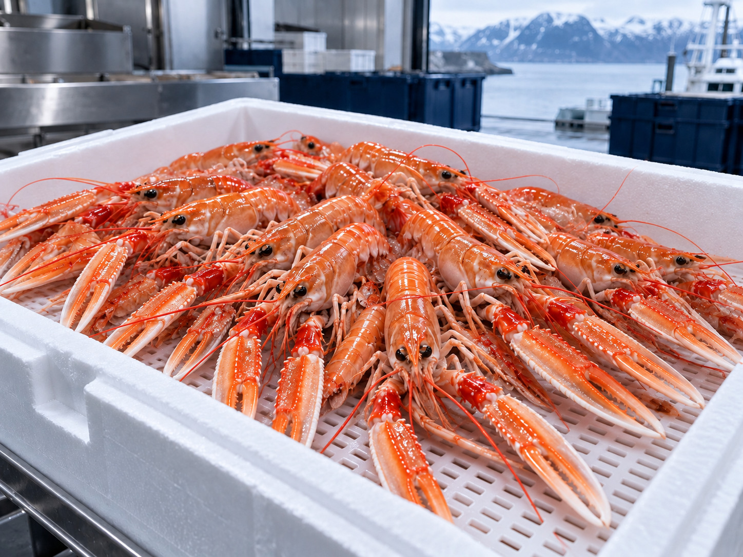 Cigala noruega fresca